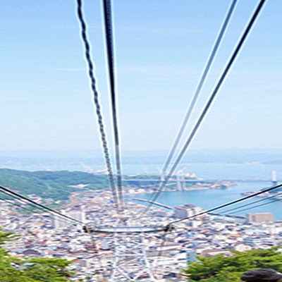 ロープウェイからの景色